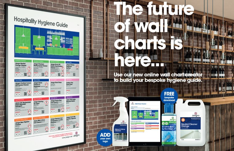  JANGRO LAUNCHES DIGITAL CLEANING WALL CHARTS FOR HOSPITALITY SECTOR