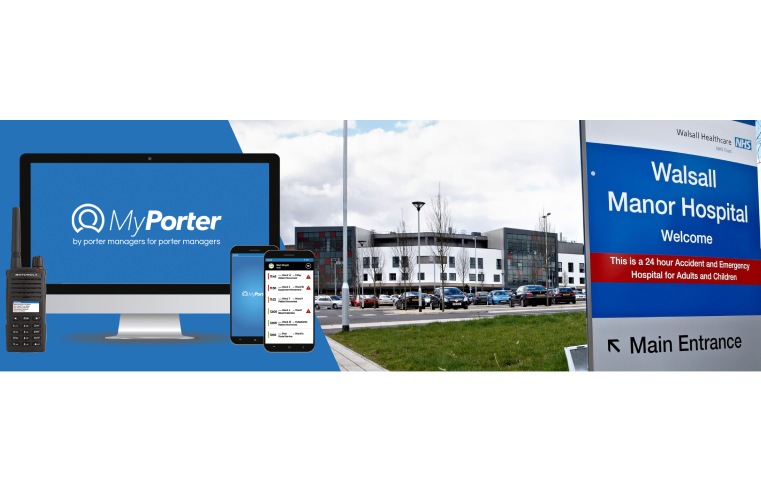 MYPORTER SYSTEM SUPPORTS WALSALL HEALTHCARE NHS TRUST WITH ONGOING PANDEMIC