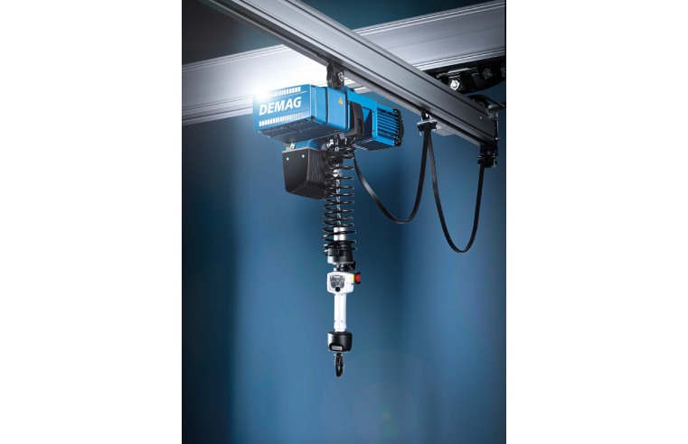 NEW DEMAG CHAIN HOIST FEATURES BALANCER FUNCTION