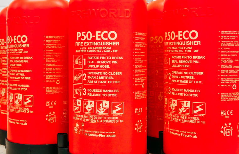 BRITANNIA FIRE REPORTS SURGE IN PRODUCTION AFTER SHIFT TO COMPOSITE FIRE EXTINGUISHERS