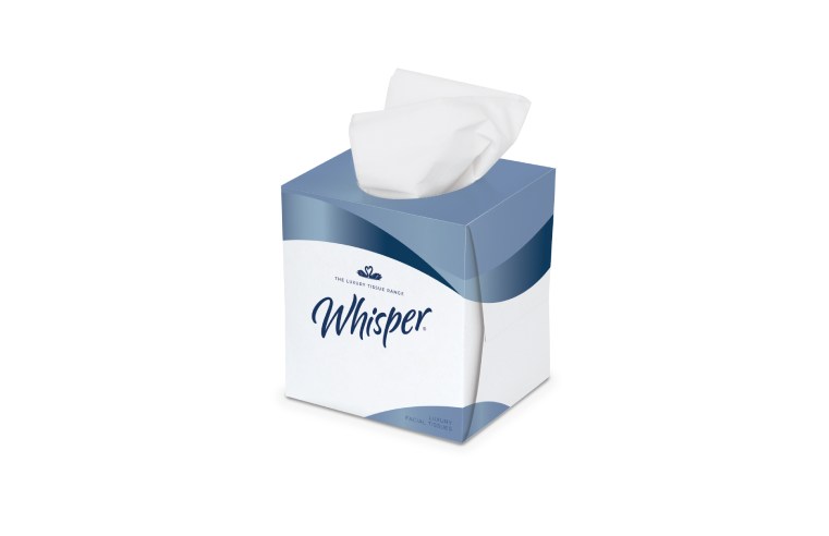NORTHWOOD REVAMPS WHISPER RANGE OF FACIAL TISSUES