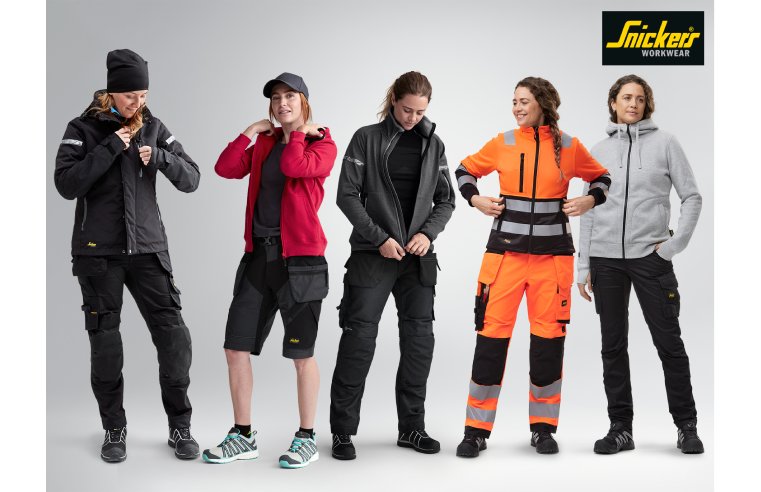 SNICKERS WORKWEAR’S STREET-SMART, ERGONOMIC WORKING CLOTHES FOR WOMEN