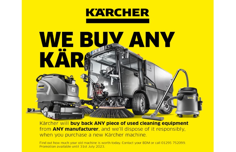 KÄRCHER PROFESSIONAL UK LAUNCHES BUY BACK SCHEME